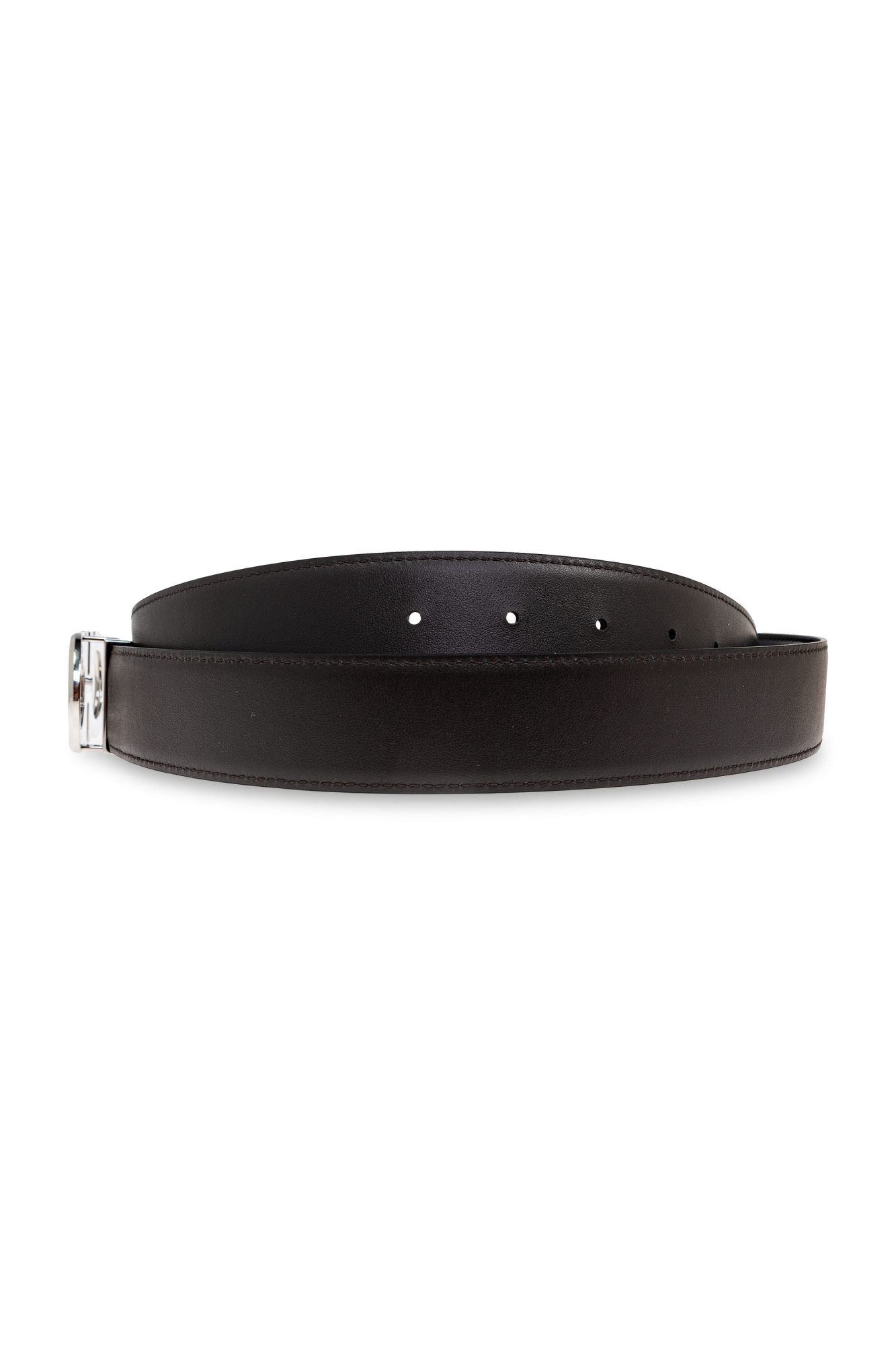 SALVATORE FERRAGAMO ロルアンクルフツ 01I811ROL60775408 NERO Moccasin with Gancini ornament - Men | Ferragamo